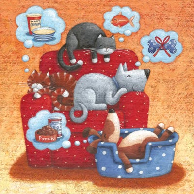 Dog Tired by Peter Adderley acrylic art print