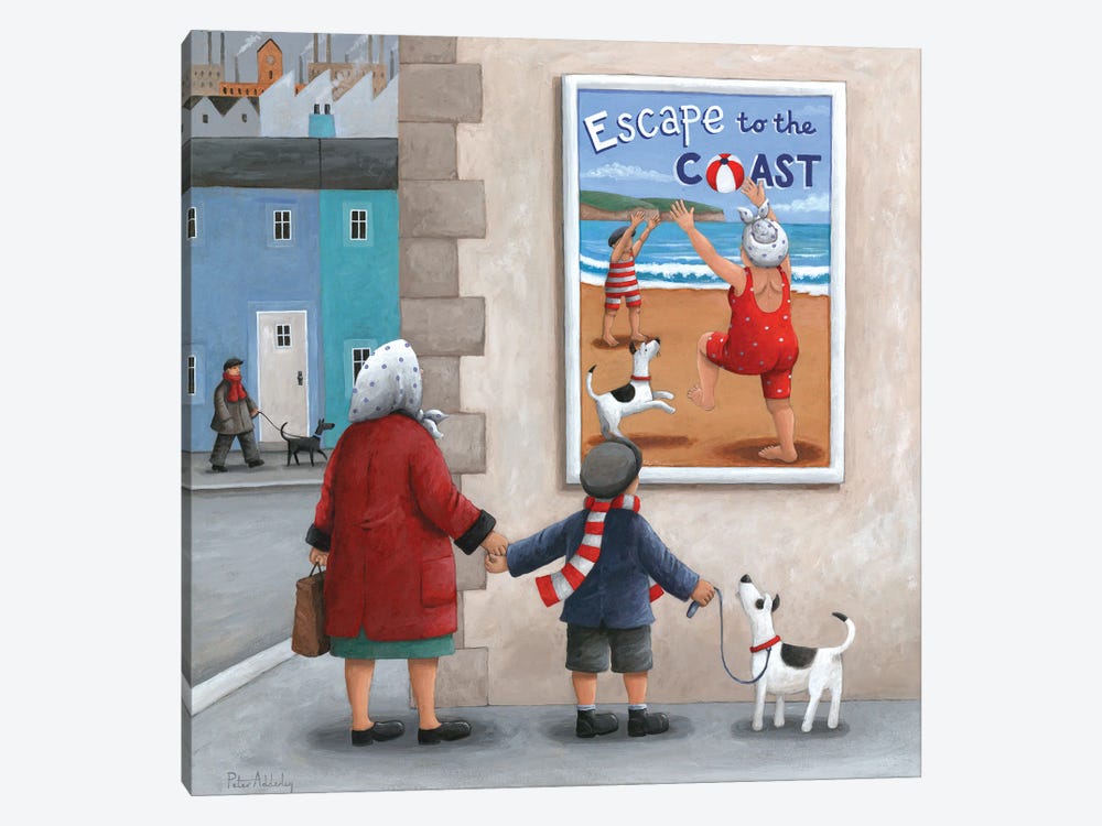 Escape To The Coast 2 by Peter Adderley 1-piece Canvas Wall Art