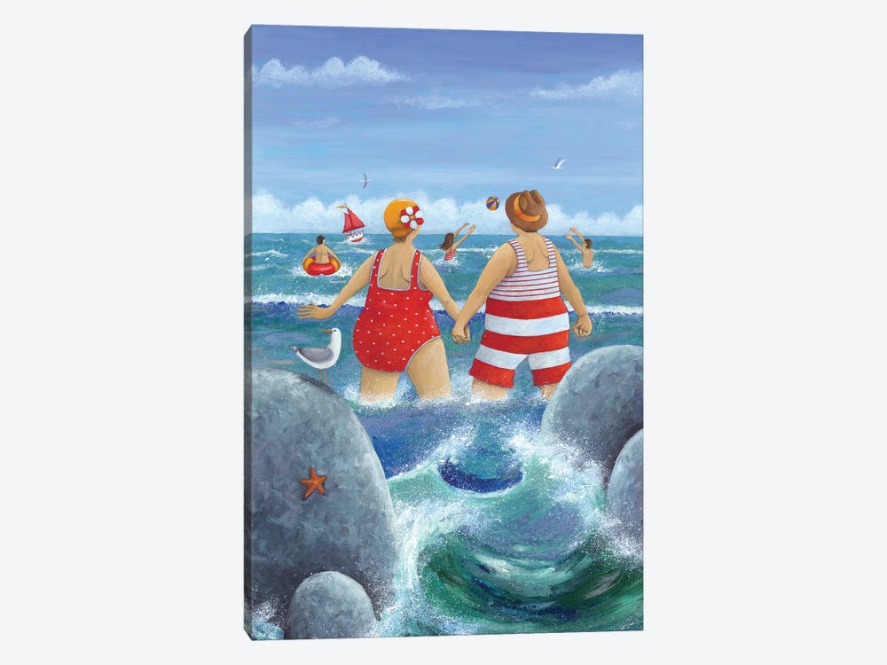 I Do Like To Be Beside The Seaside by Peter Adderley 1-piece Canvas Art
