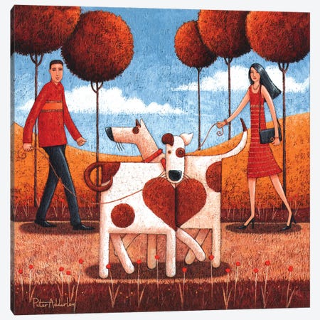 It Must Be Love Canvas Print #ADD36} by Peter Adderley Canvas Art
