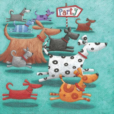 Party by Peter Adderley canvas print