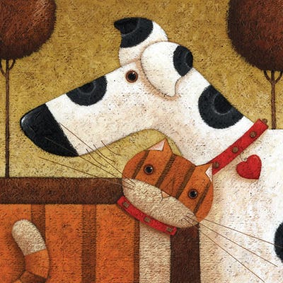 Someone To Watch by Peter Adderley framed canvas print