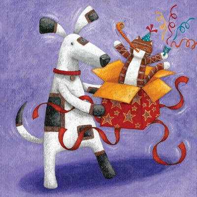 Surprise by Peter Adderley framed canvas print