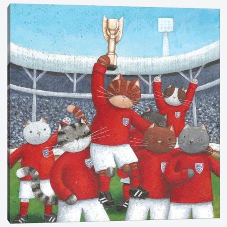 The Champions Canvas Print #ADD60} by Peter Adderley Canvas Art