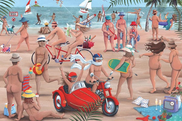 Santa Fe: The Nudist Beach by Peter Adderley