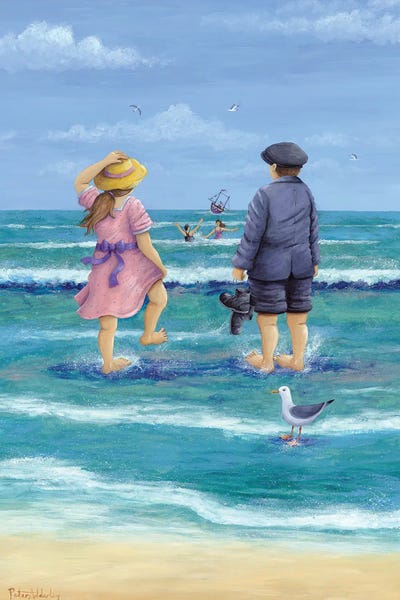 Those Were The Days by Peter Adderley framed canvas print