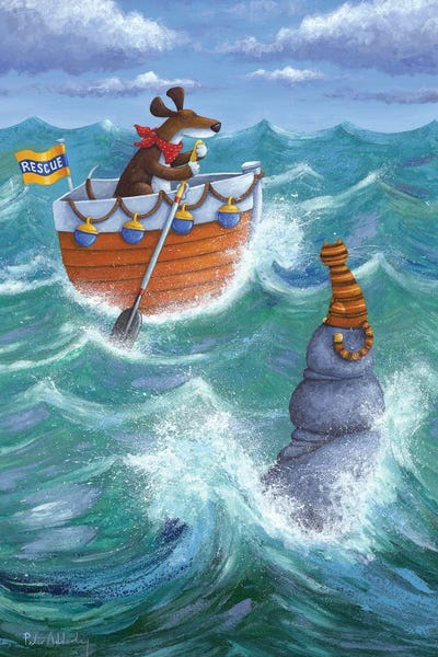 Bathroom Humor: To The Rescue by Peter Adderley