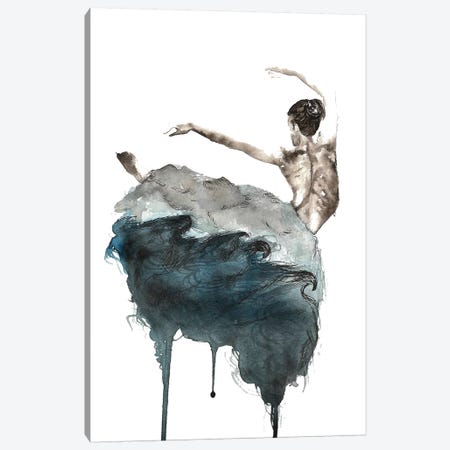 Ballerina Canvas Print #ADE1} by ANDA Design Canvas Print