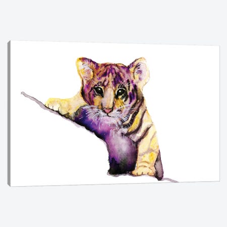 Little Tiger Canvas Print #ADE31} by ANDA Design Canvas Artwork