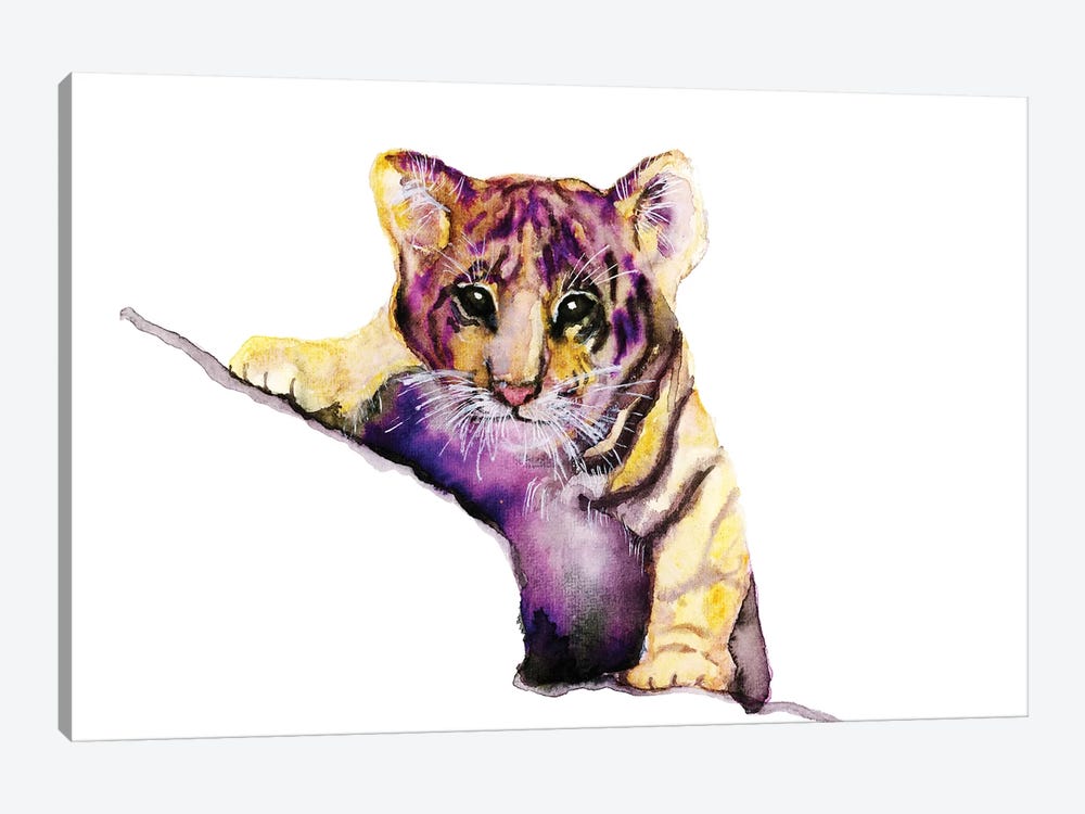 Little Tiger by ANDA Design 1-piece Canvas Wall Art