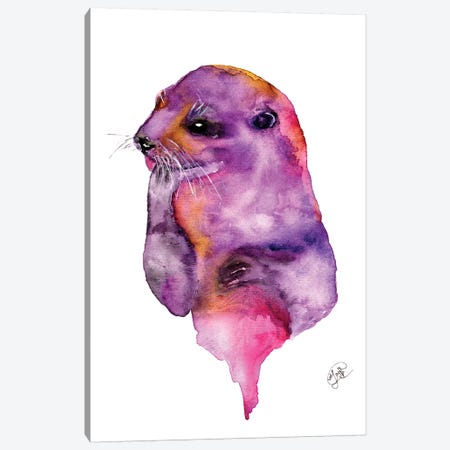 Otter Canvas Print #ADE40} by ANDA Design Canvas Art Print