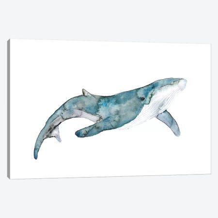 Whale Canvas Print #ADE56} by ANDA Design Canvas Print
