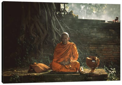 No.17 Canvas Art Print - Monks
