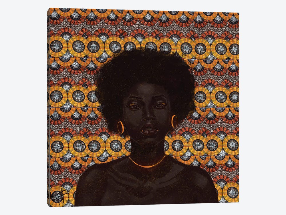 Gold II by Adekunle Adeleke 1-piece Art Print