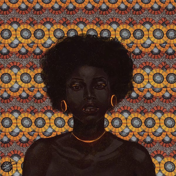 Similar To Kehinde Wiley: Gold II by Adekunle Adeleke