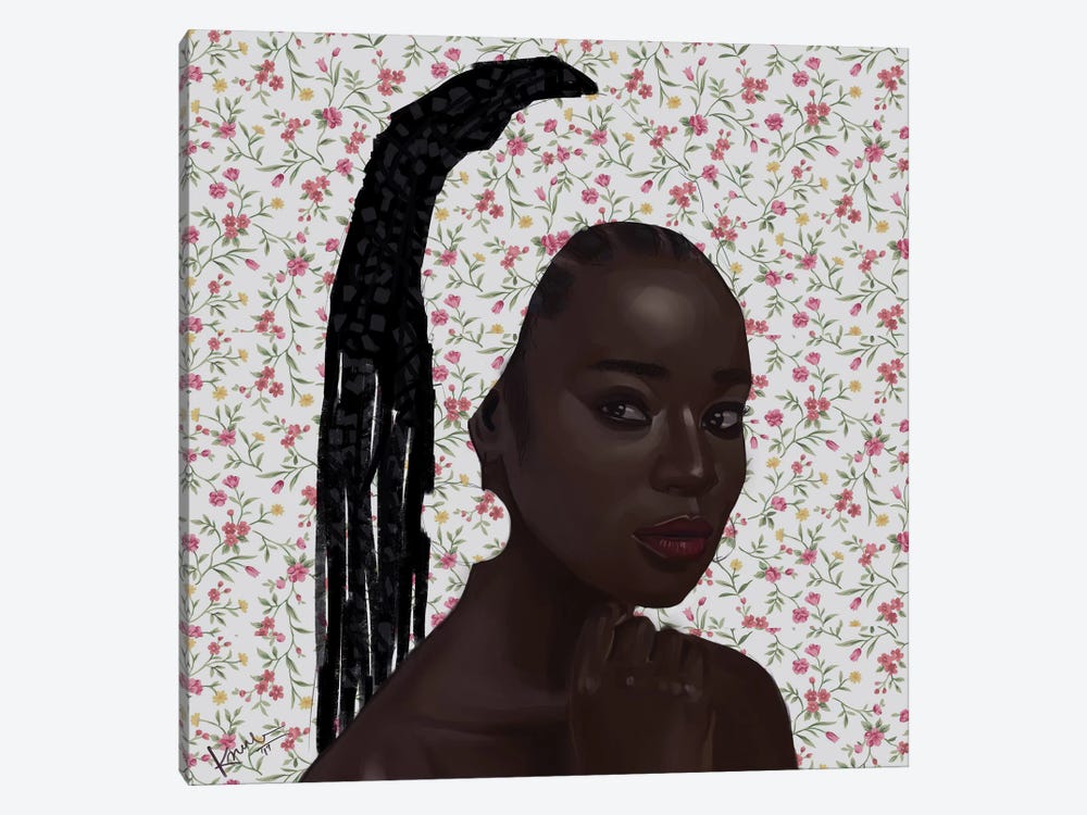 Rose by Adekunle Adeleke 1-piece Canvas Print