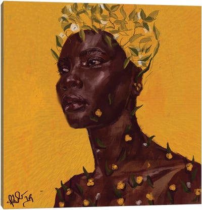 Sprout Canvas Art Print - Similar to Kehinde Wiley