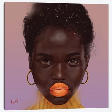 Tangerine Canvas Print #ADK23} by Adekunle Adeleke Canvas Art Print