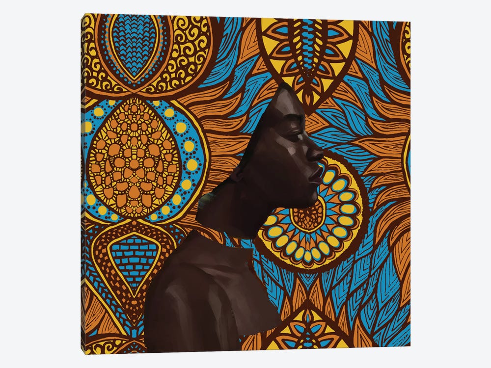 Wax Series by Adekunle Adeleke 1-piece Canvas Wall Art
