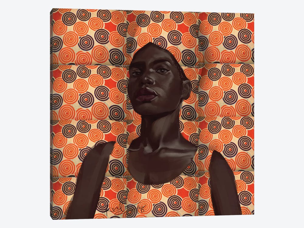 Wax Series II by Adekunle Adeleke 1-piece Canvas Artwork