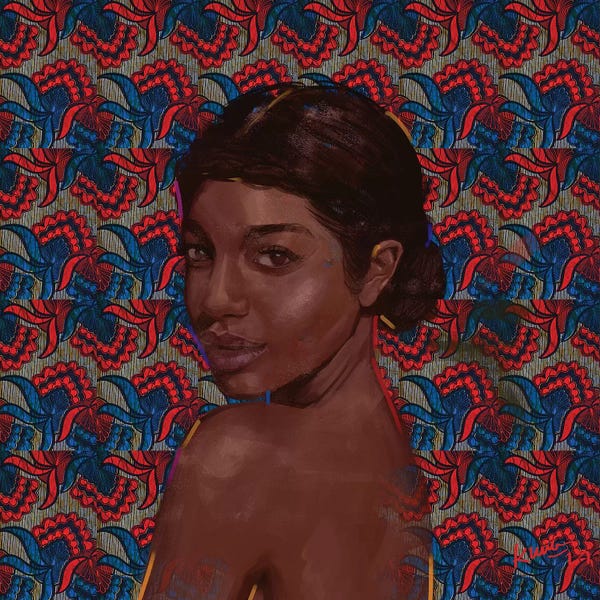 Adekunle Adeleke: Wax Series V by Adekunle Adeleke