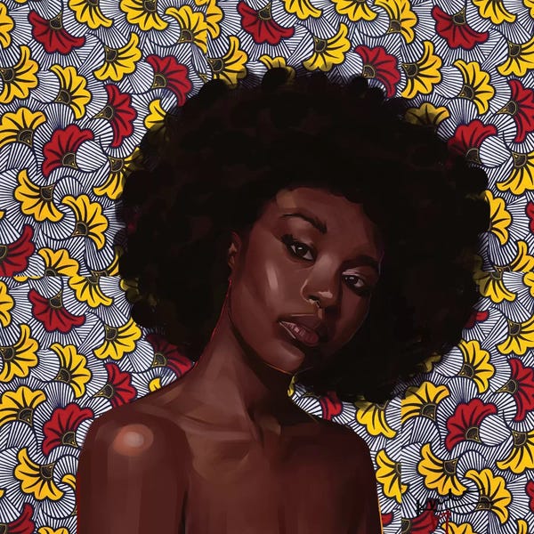 Adekunle Adeleke: Wax Series VI by Adekunle Adeleke