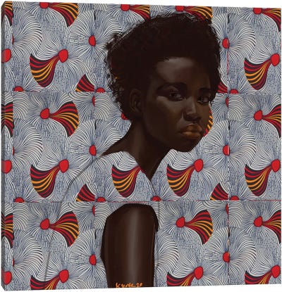 Wax Series VII Canvas Art Print - #BlackGirlMagic