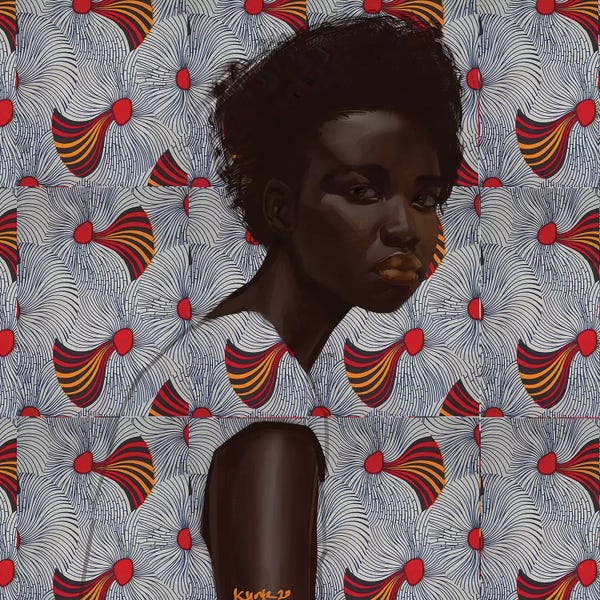 Adekunle Adeleke: Wax Series VII by Adekunle Adeleke
