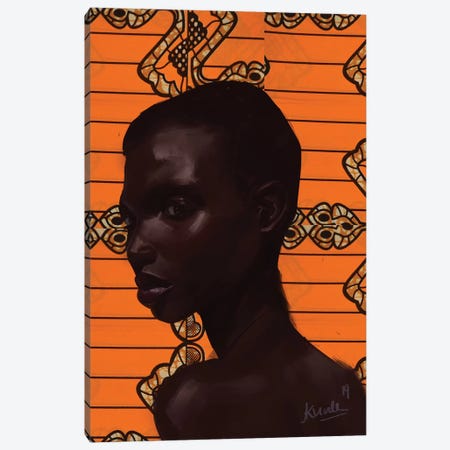 Wax Series VII.I Canvas Print #ADK33} by Adekunle Adeleke Canvas Art