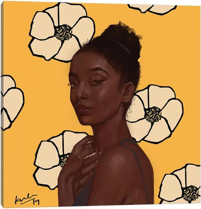 Yellow Canvas Art Print - Adekunle Adeleke