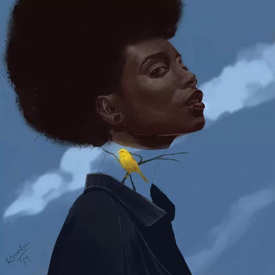 Canary by Adekunle Adeleke canvas print
