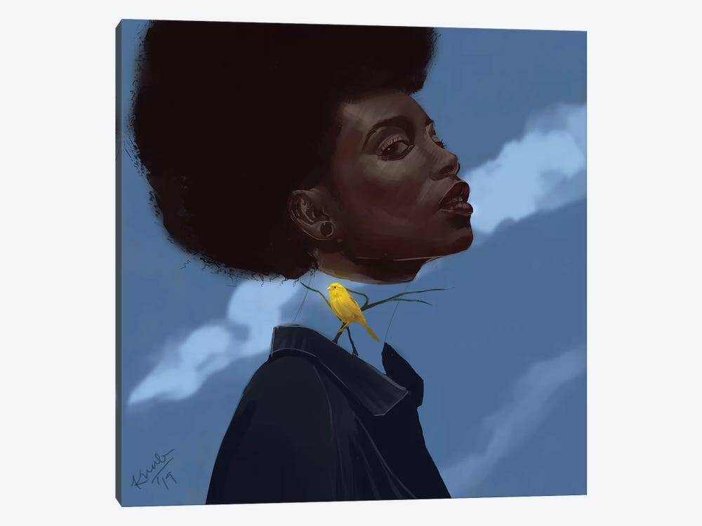 Canary by Adekunle Adeleke 1-piece Canvas Art Print