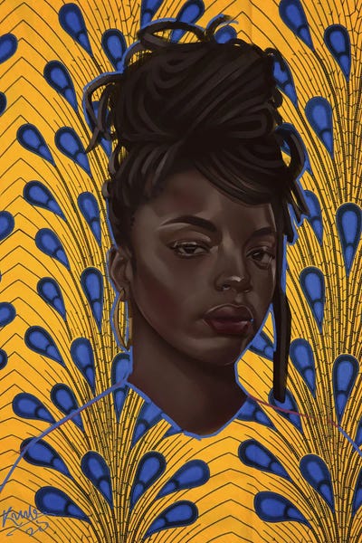 Similar To Kehinde Wiley: Dreads by Adekunle Adeleke