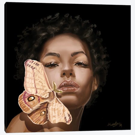 Moth Canvas Print #ADK54} by Adekunle Adeleke Canvas Print