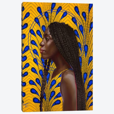 Side Profile Canvas Print #ADK56} by Adekunle Adeleke Canvas Print