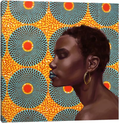 Twilight II Canvas Art Print - Contemporary Portraiture by Black Artists