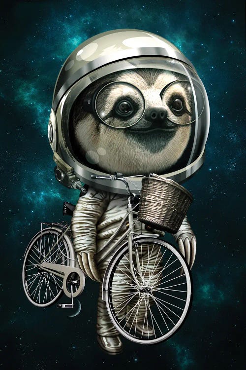With My Bike by Adam Lawless wall art