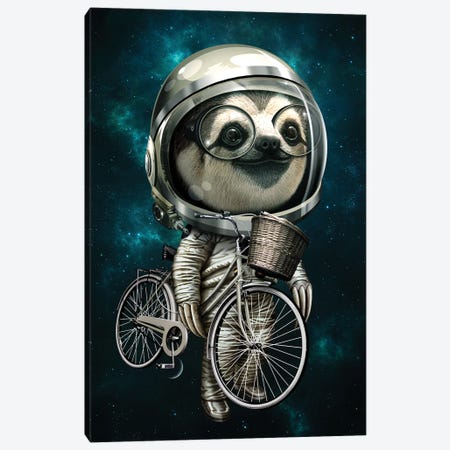 With My Bike Canvas Print #ADL102} by Adam Lawless Canvas Print