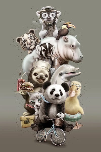 Zoo by Adam Lawless canvas print