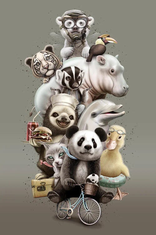 Zoo by Adam Lawless wall art