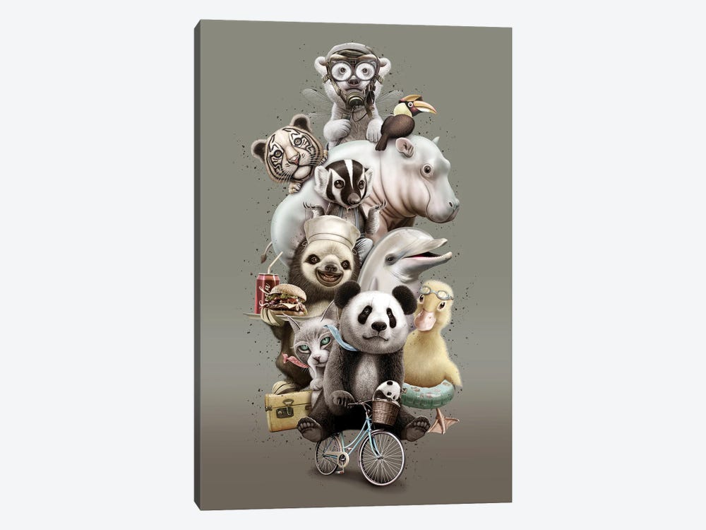 Zoo by Adam Lawless 1-piece Canvas Print