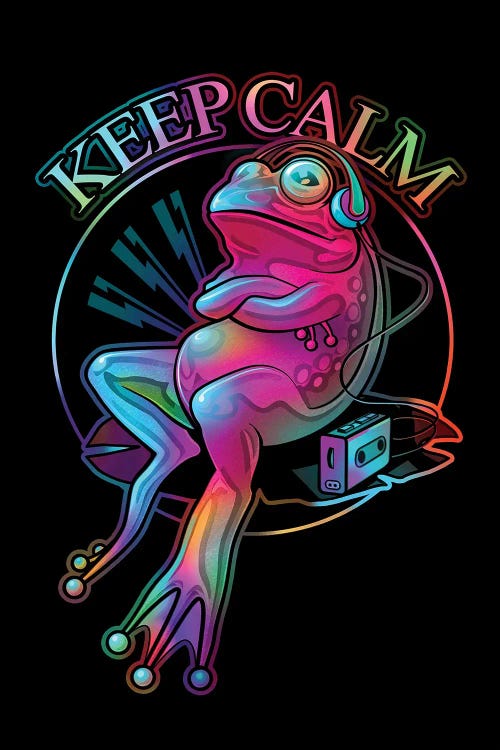 Keep Calm Frog