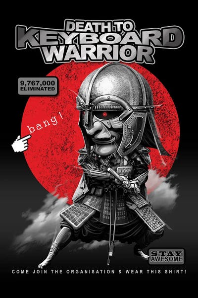 Warriors: Keyboard Warrior by Adam Lawless