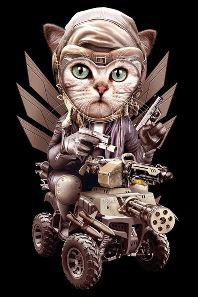 Cat Lord by Adam Lawless canvas print