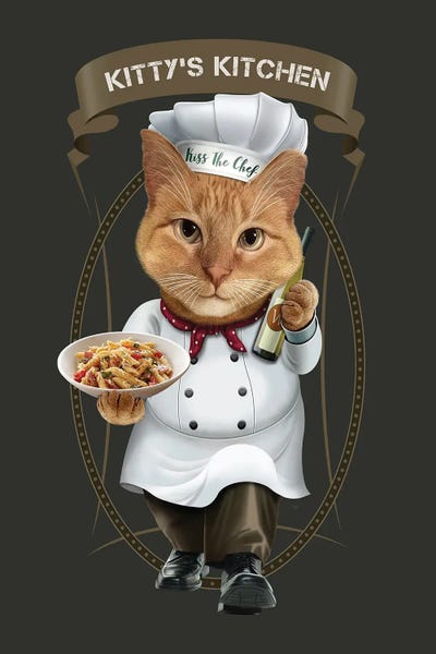 Kittys Kitchen by Adam Lawless canvas print