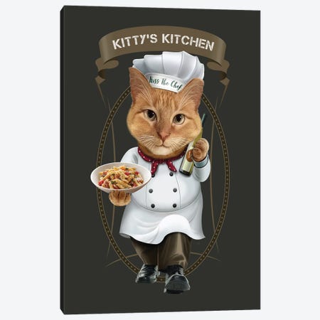 Kittys Kitchen Canvas Print #ADL141} by Adam Lawless Canvas Art Print