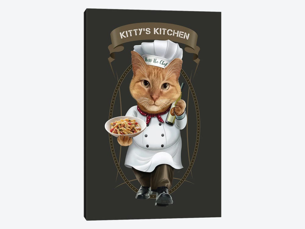 Kittys Kitchen by Adam Lawless 1-piece Canvas Wall Art