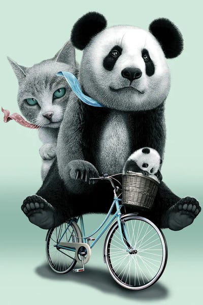 Pandas: Good Friends by Adam Lawless