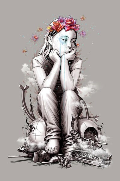 Rozita by Adam Lawless framed canvas print