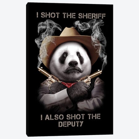 Sheriff Canvas Print #ADL160} by Adam Lawless Canvas Print